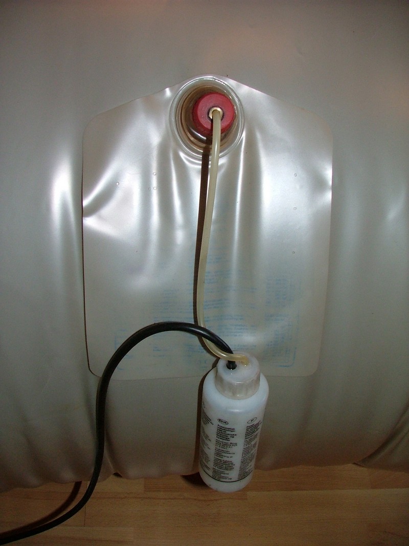 Finding a leak in a water bed.... Retro Rides